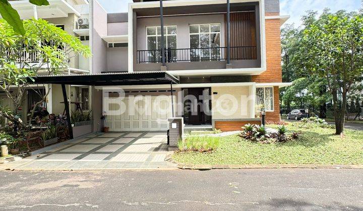 Rumah Cantik Full Renovasi Lebar 12 The Springs Gading Serpong Fasilitas Danau dan Club House 1