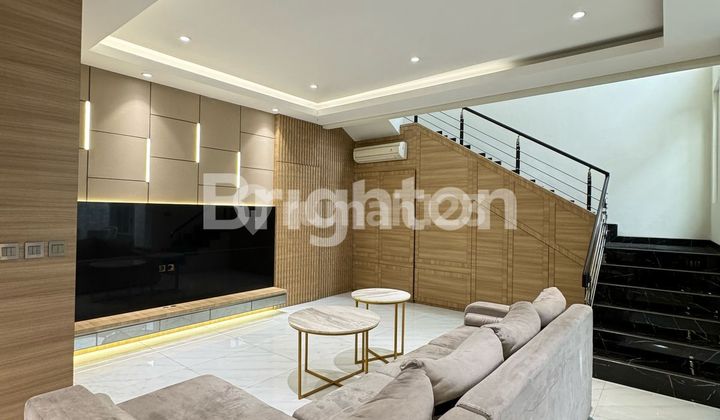 Semi-furnished beautiful house ready to occupy at Aquamarine Pondok Hijau Golf (PHG), strategic location in front of the club house, PHG, Gading Serpong.