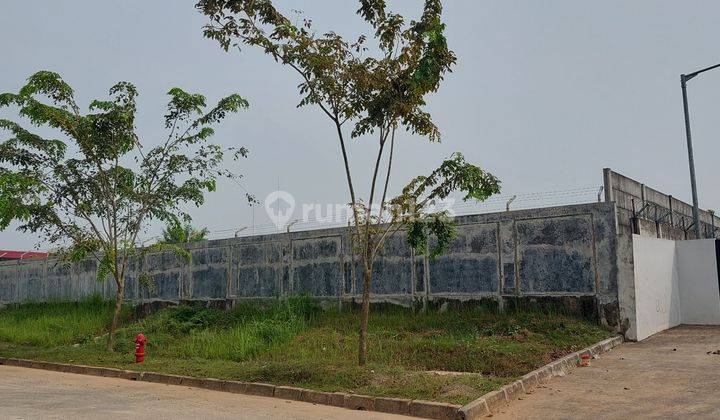 Tanah persegi/kotak, tinggi 1m diatas jalan, zona Industry, siap bangun 6