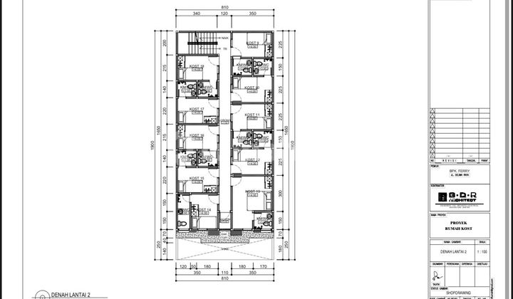 Dijual Kost 5 Lantai On Progress di Tomang 28 Kamar Dijual Kost 5 Lantai On Progress di Tomang 28 Kamar