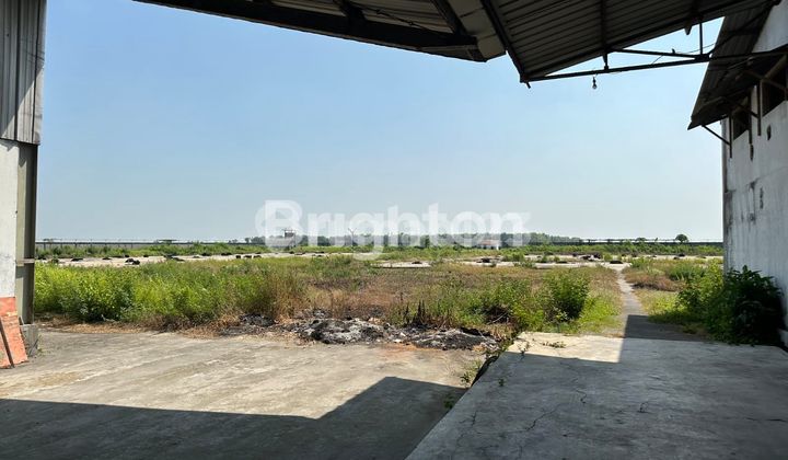 Dijual Tanah Bangunan Pabrik Lamongan Murah Jalan Besar Gudang
