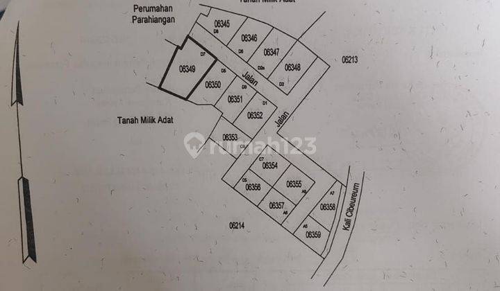 Tanah Terjangkau Harga Njop Komplek Papyrus Gerlong Bandung 2