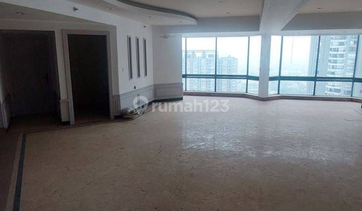 Unit Langka Very Very Best View Combined 3 Bd,luas 292m2. Apartemen Taman Anggrek 4 Kamar Tidur Bagus Unfurnished 1