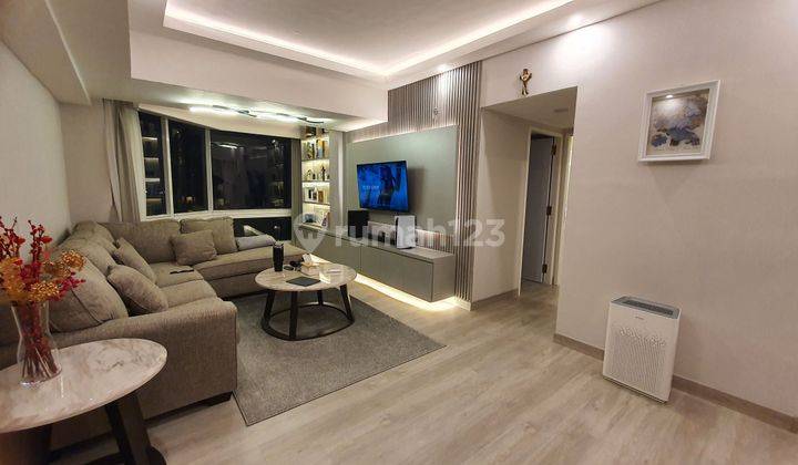 Kondo 88m,kt 2+1,really Home For Young Couple And Smarthome. Apartemen Taman Anggrek 2 Kamar Tidur Furnished