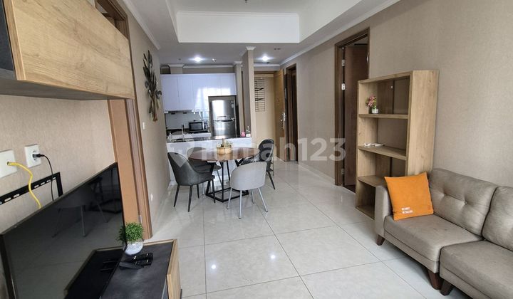 Tares 99m, Knr Tidur 2+1, Ff,bagus, Hommy Apartemen 2 Kamar Tidur Furnished 2