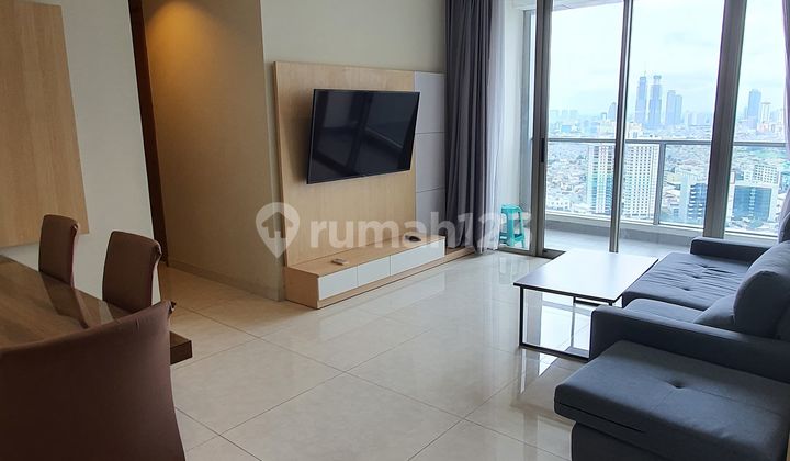 Taman Anggrek Residence 135m2, 3+1 Condo, Ff Apartemen Beech 3 Kamar Tidur Furnished
