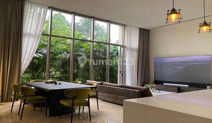 Pakubuwono Spring Corner Layout For Rent, Rare And Beautiful 2Br Unit With Lushy Private Side Yard 1