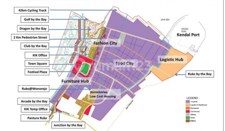 Prime Industrial Land for Sale in Kendal SEZ Central Java Hub Ready to Build