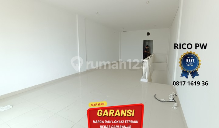 For Sale 3-Story Shop House Thamrin Boulevard Jababeka Cikarang Ready for Business Strategic Location 1