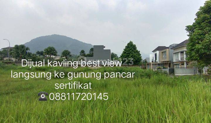 DIJUAL CEPAT kavling sertifikat best view langsung gunung pancar 1