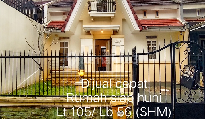 Rumah SHM siap huni di taman Venesia Sentul city