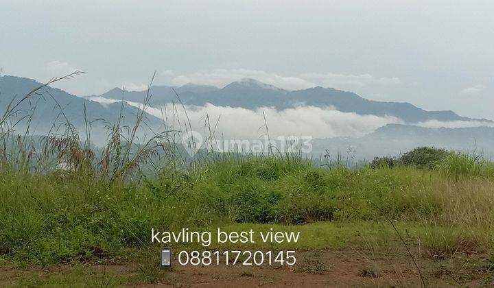 Kavling dengan pemandangan terbaik di cluster hiltop Sentul city 2