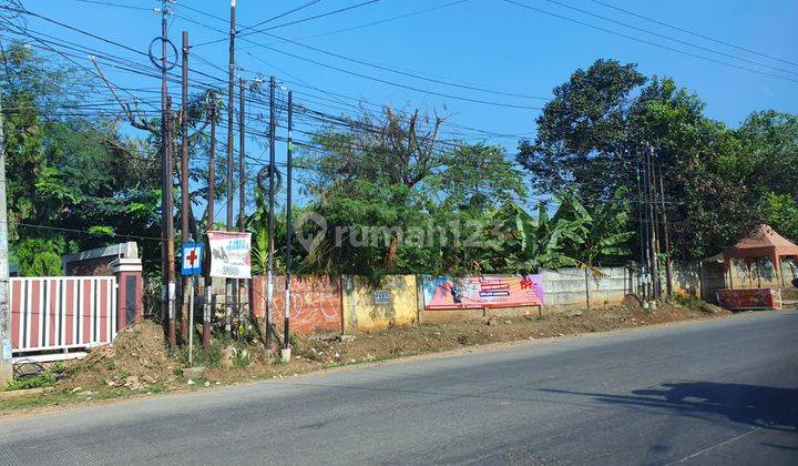 Tanah Luas Lokasi Strategis Pinggir Jalan Raya Narogong  2