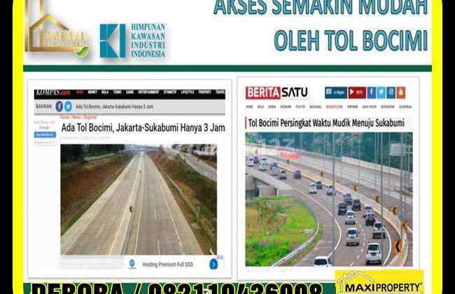 Gudang 1500 M di Sukabumi, Indent 6 Bulan 9