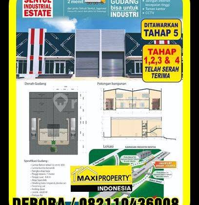 Gudang Industri Kosmetik,makanan,minuman,vape, Workshop Di Sentul 4