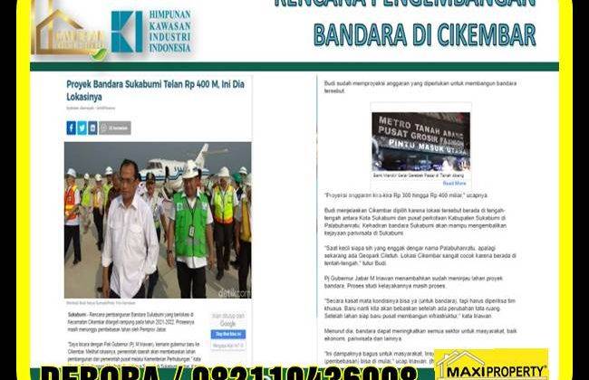 Kavling Industri 5000 M, Jalan Lebar, Bebas Banjir,cocok Ekspansi 22