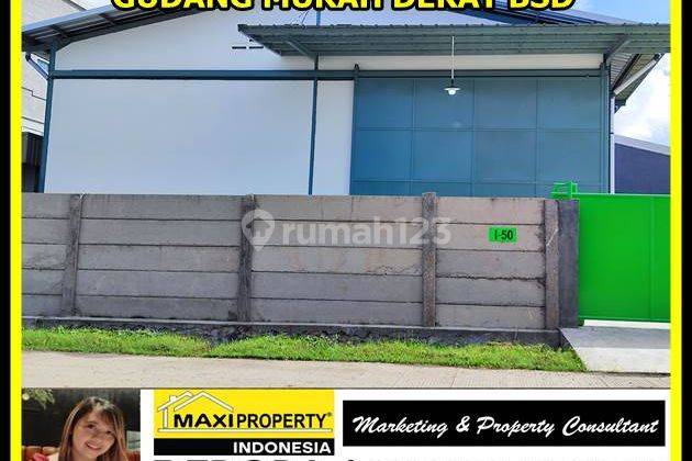 Gudang Industri Dekat Bsd, Inden 8 Bulan, Bebas Banjir,cont 40 Ft 16
