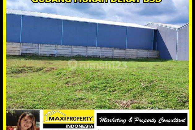 Gudang Industri Dekat Bsd, Inden 8 Bulan, Bebas Banjir,cont 40 Ft 19