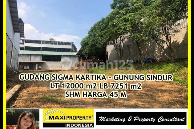 Gudang Sigma Kartika Luas 1,2 Ha,container 40 Ft, Gunung Sindur 8