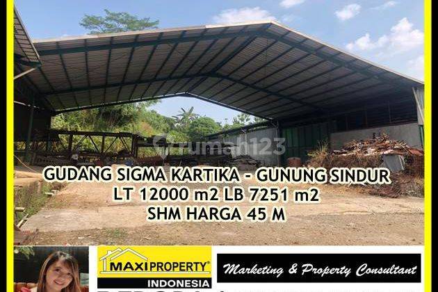 Gudang Sigma Kartika Luas 1,2 Ha,container 40 Ft, Gunung Sindur 10