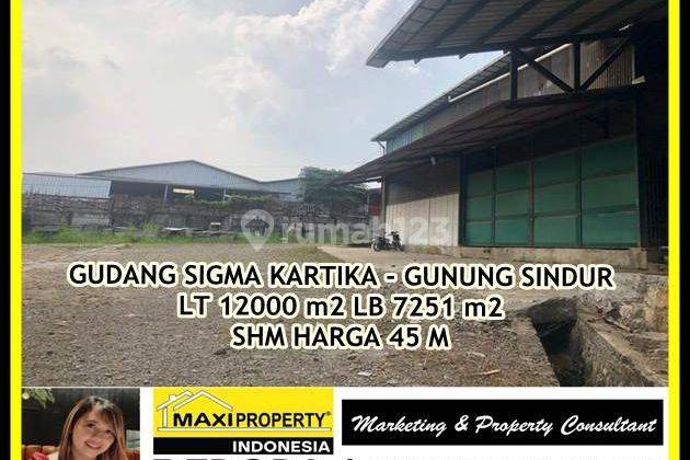 Gudang Sigma Kartika Luas 1,2 Ha,container 40 Ft, Gunung Sindur 11