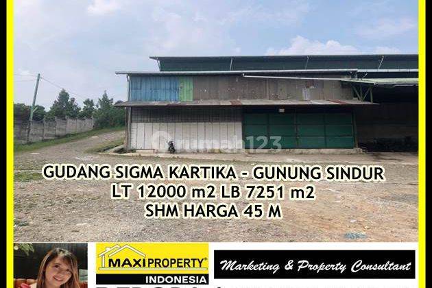 Gudang Sigma Kartika Luas 1,2 Ha,container 40 Ft, Gunung Sindur 16