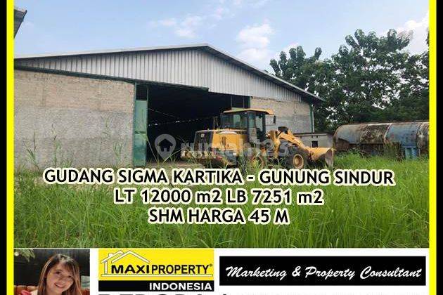 Gudang Sigma Kartika Luas 1,2 Ha,container 40 Ft, Gunung Sindur 17