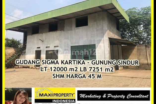 Gudang Sigma Kartika Luas 1,2 Ha,container 40 Ft, Gunung Sindur 23