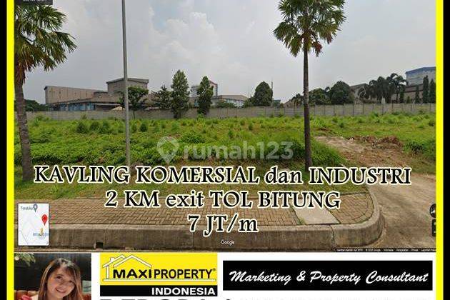 Tanah Industri 2 Km Exit Tol Bitung, Kawasan Rapi,container 40 Ft 4