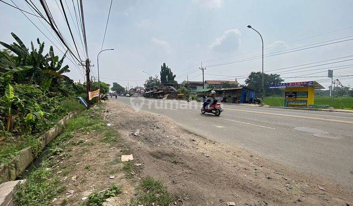 Tanah Komersial Pinggir Jalan Raya Cikande, 3 Menit Dari Tol 1