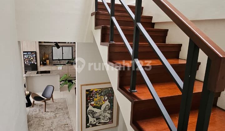 RUMAH CAKEP BANGET DEKAT MRT LEBAK BULUS SEMIFURNISH, HARGA NEGO