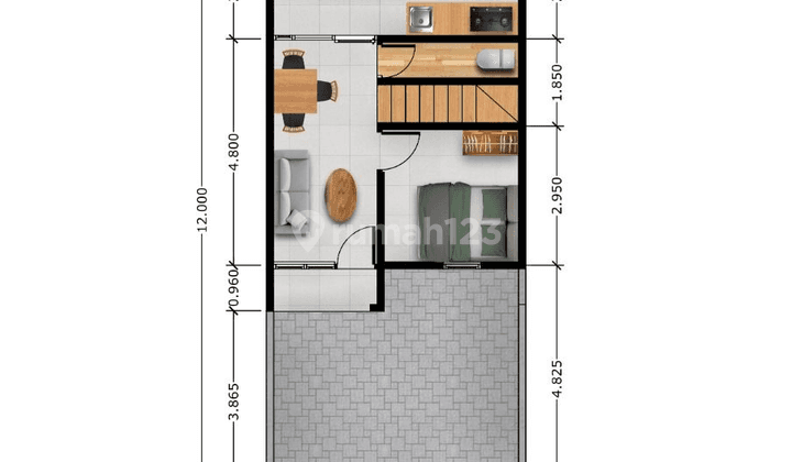 Rumah Villa Tropis City View Super Cantik, Nyaman, Dan Elegant 10