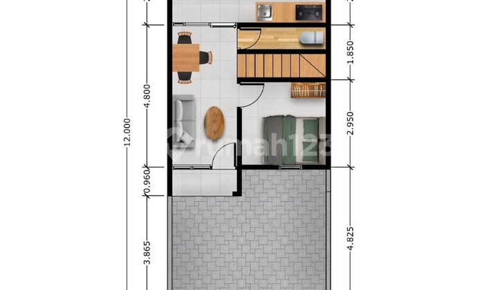 Rumah Villa Tropis City View Super Cantik, Nyaman, Dan Elegant 4
