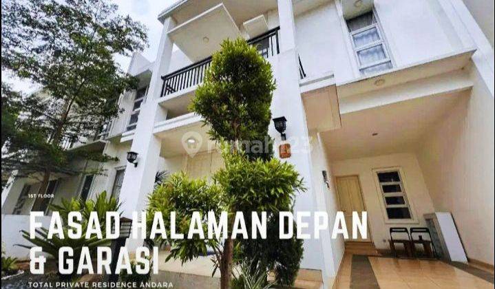 Rumah Sewa 2 lt Full Furnish Dalam Cluster Andara 1