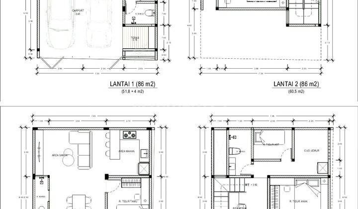 S305C Rumah Baru Modern Keren di Pulo Asem Rawamangun Jakarta Timur 2