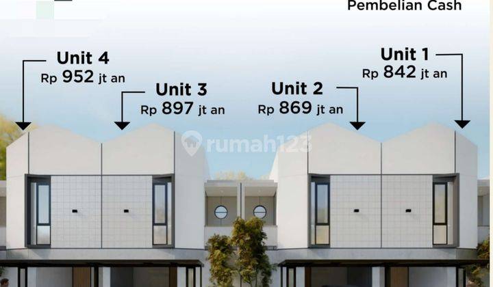 Rumah Baru 2 Lantai 10 Menit Ke Stasiun Lrt Dan Tol Jatibening 2