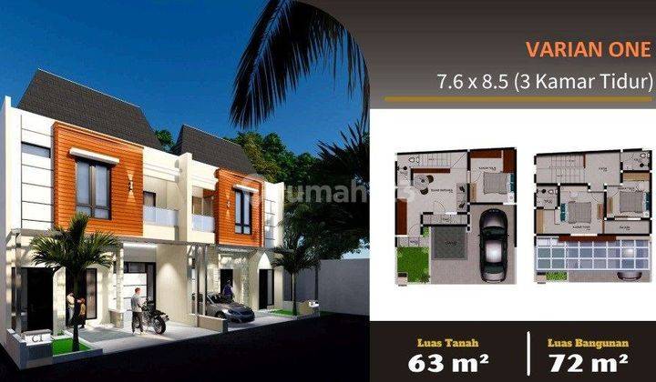 Rumah Modern Tropical 2 LT Siap Huni di Pamulang Harga All In  2