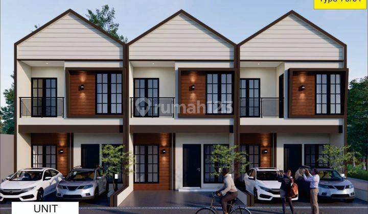 Rumah Cluster Murah Akses 2 Mobil Dekat Terminal Pinang Ranti  1