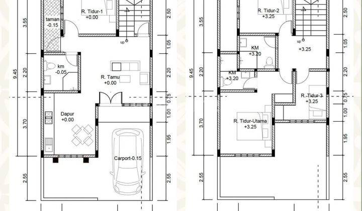 Rumah Modern Classic 2,5 LT dekat Stasiun MRT Lebak Bulus All In 2