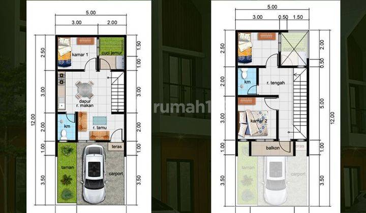 Dijual Rumah Cluster 2 Lantai Hanya 10 Menit Ke Pusat Kota Bogor 2