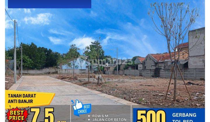 Dijual Tanah Kavling 98m Lokasi Strategis Deket Tol Serpong Bsd  2