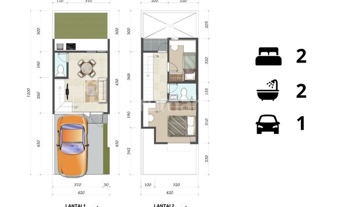 Dijual Rumah Murah 700Jt All In 2 Lantai di Jatiasih Kota Bekasi