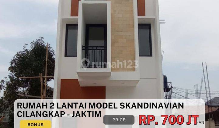 Rumah Murah 2 Lantai Akses 2 Mobil di Jl. Raya Cilangkap Jakarta 1