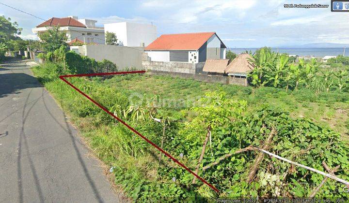 Tanah Dekat Pantai View Laut Dan Gunung Sanur Bali 1