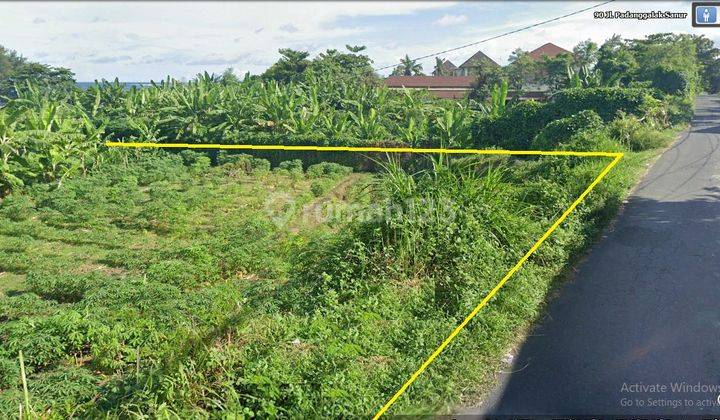 Tanah Dekat Pantai View Laut Dan Gunung Sanur Bali 3