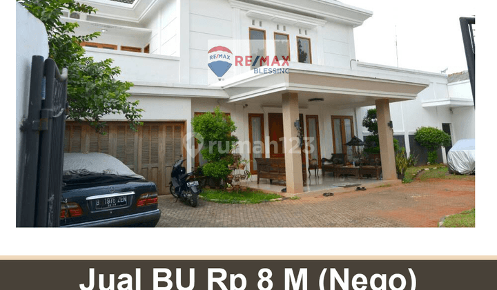 Jual Bu Rumah Mewah Cinere 2 Lantai Halaman Luas Dan Kolam Renang 1