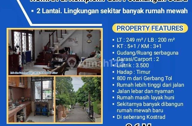 Rumah 2 Lantai Komp. Pusri (seberang Kostrad) Petukangan Utara 1