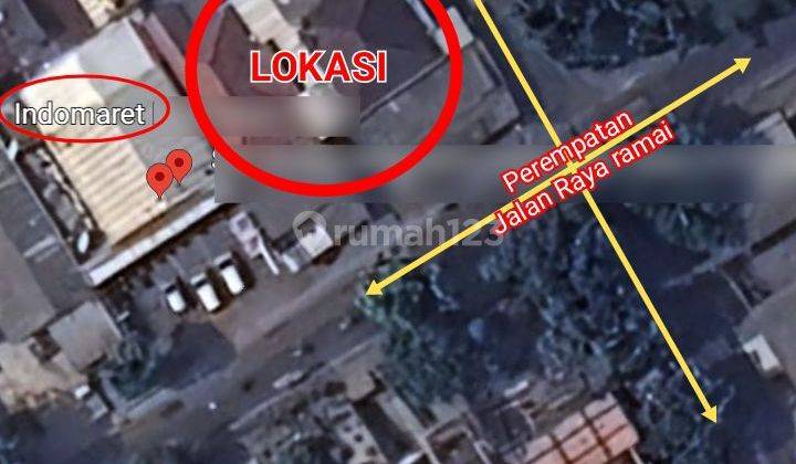 Tanah K3 komersil strategis Meruya pinggir jalan nempel Indomaret 2