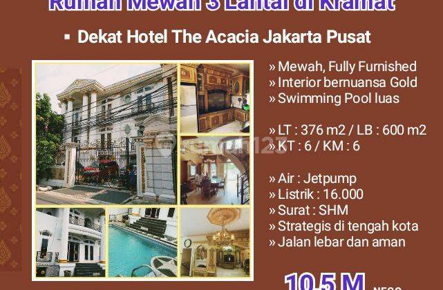 Rumah Mewah 3 Lt + Kolam Renang Dekat Hotel The Acacia. Furnished 1