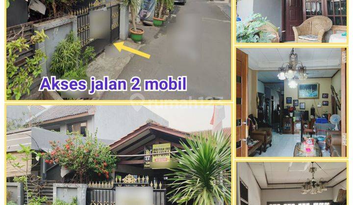 Rumah Di Rawabelong + 1 Kontrakan 500 Meter Pasar Bunga Rwbelong 1